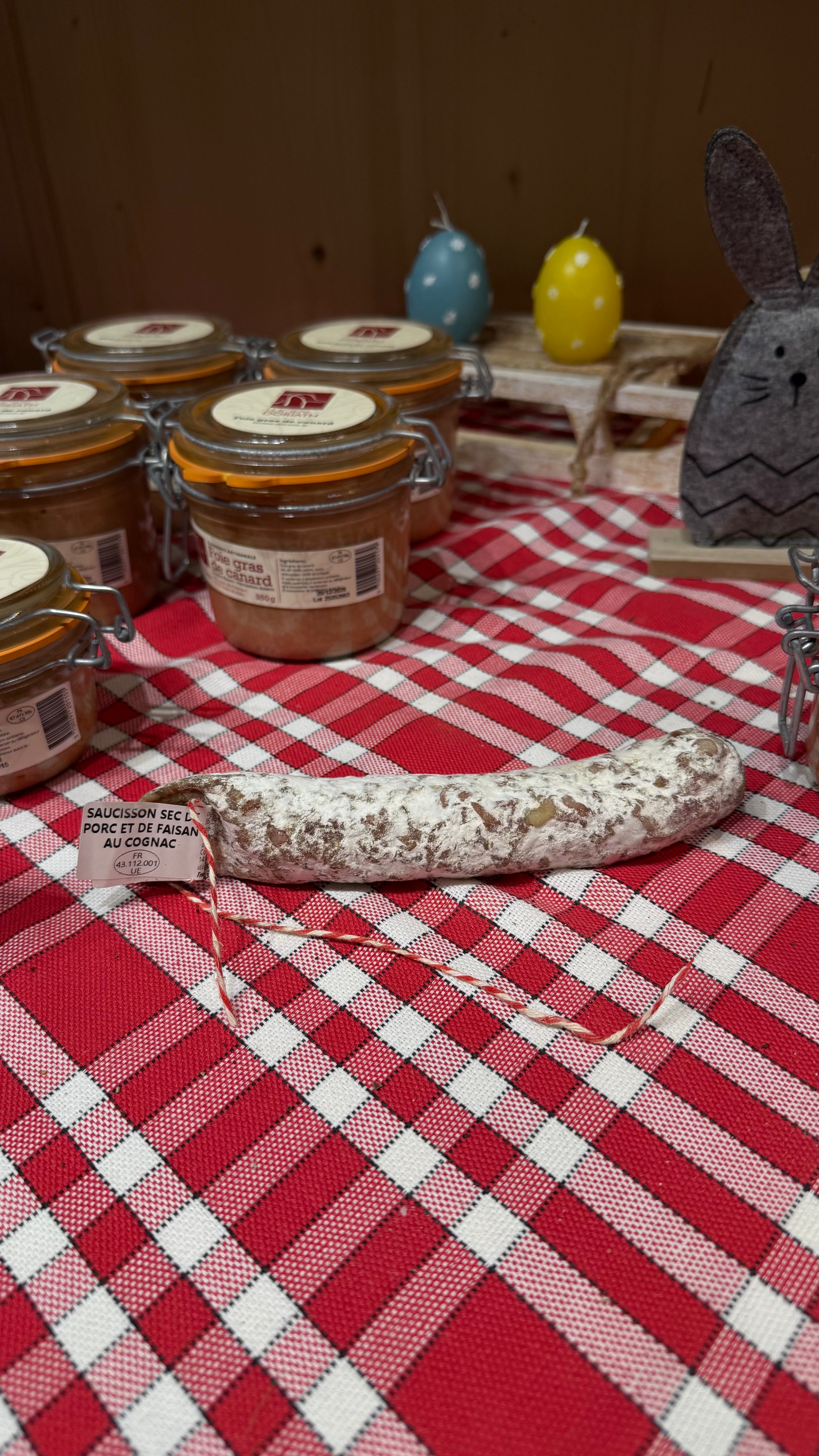 Saucisson sec artisanal - sélection de saveurs