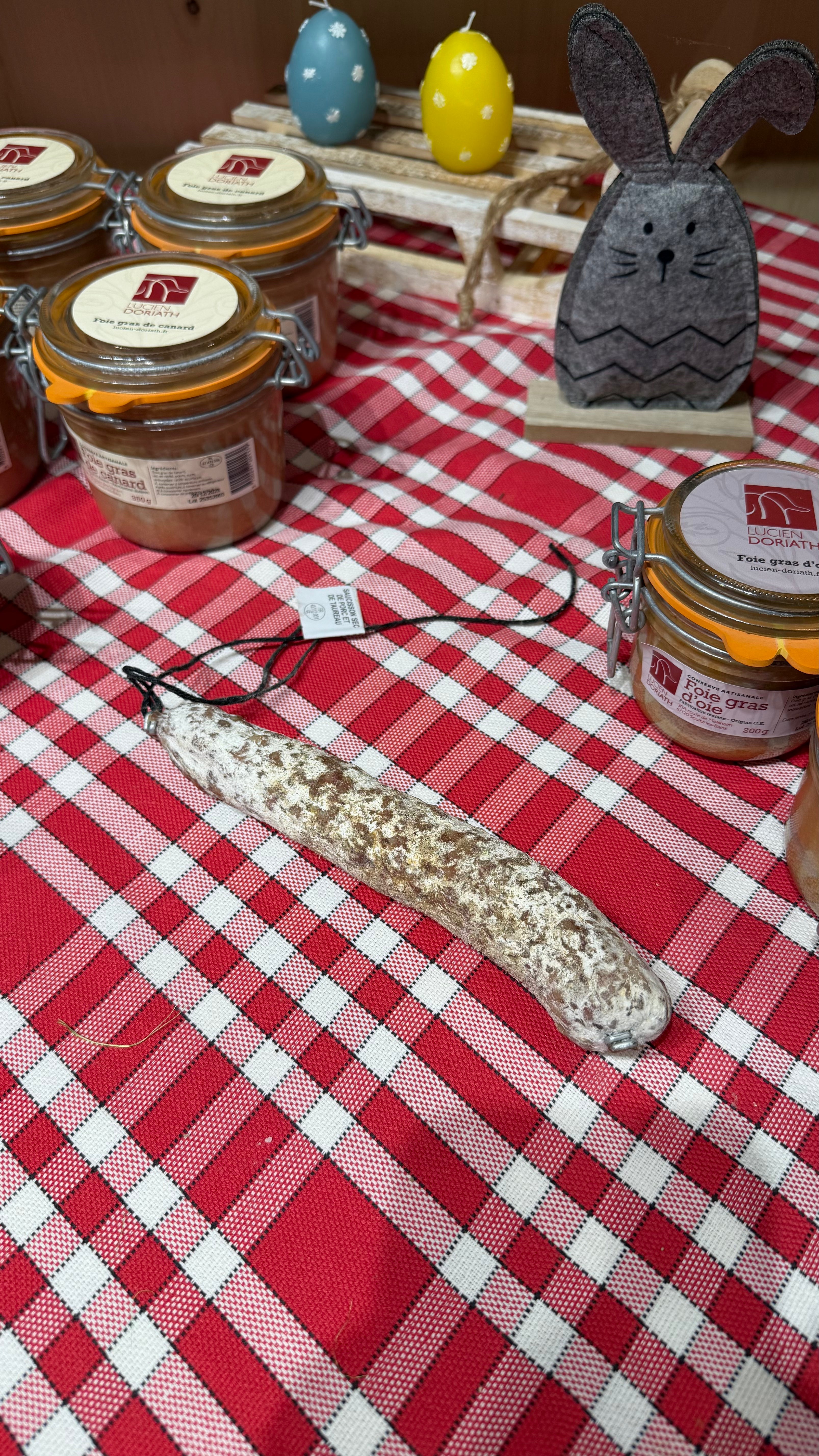 Saucisson sec artisanal - sélection de saveurs
