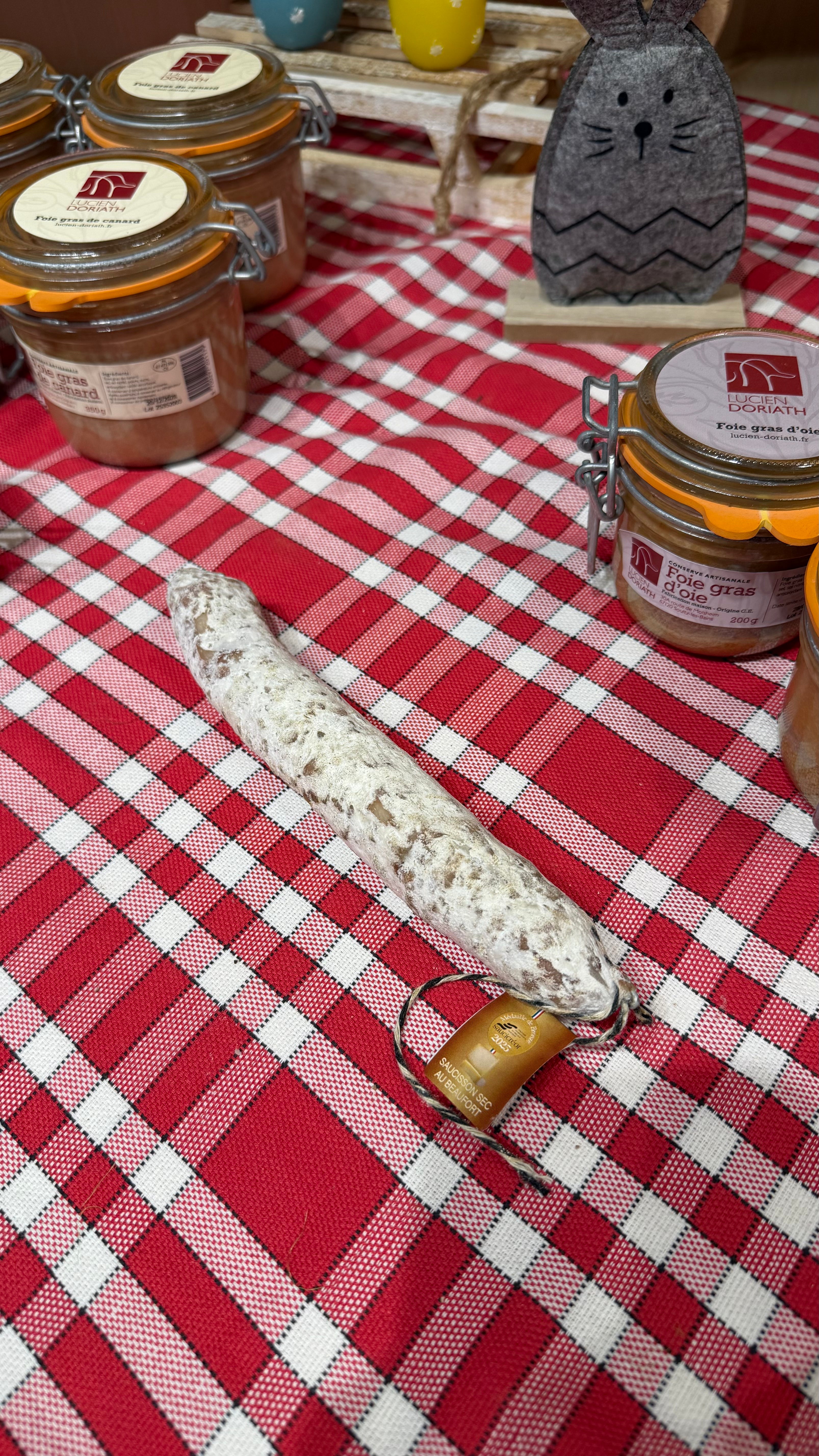 Saucisson sec artisanal - sélection de saveurs