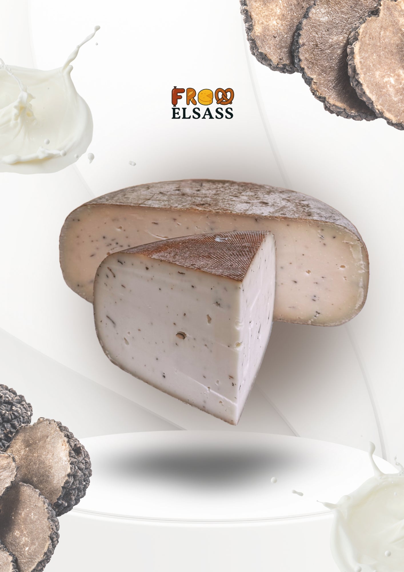 TOMME DE CHÈVRE À LA TRUFFE