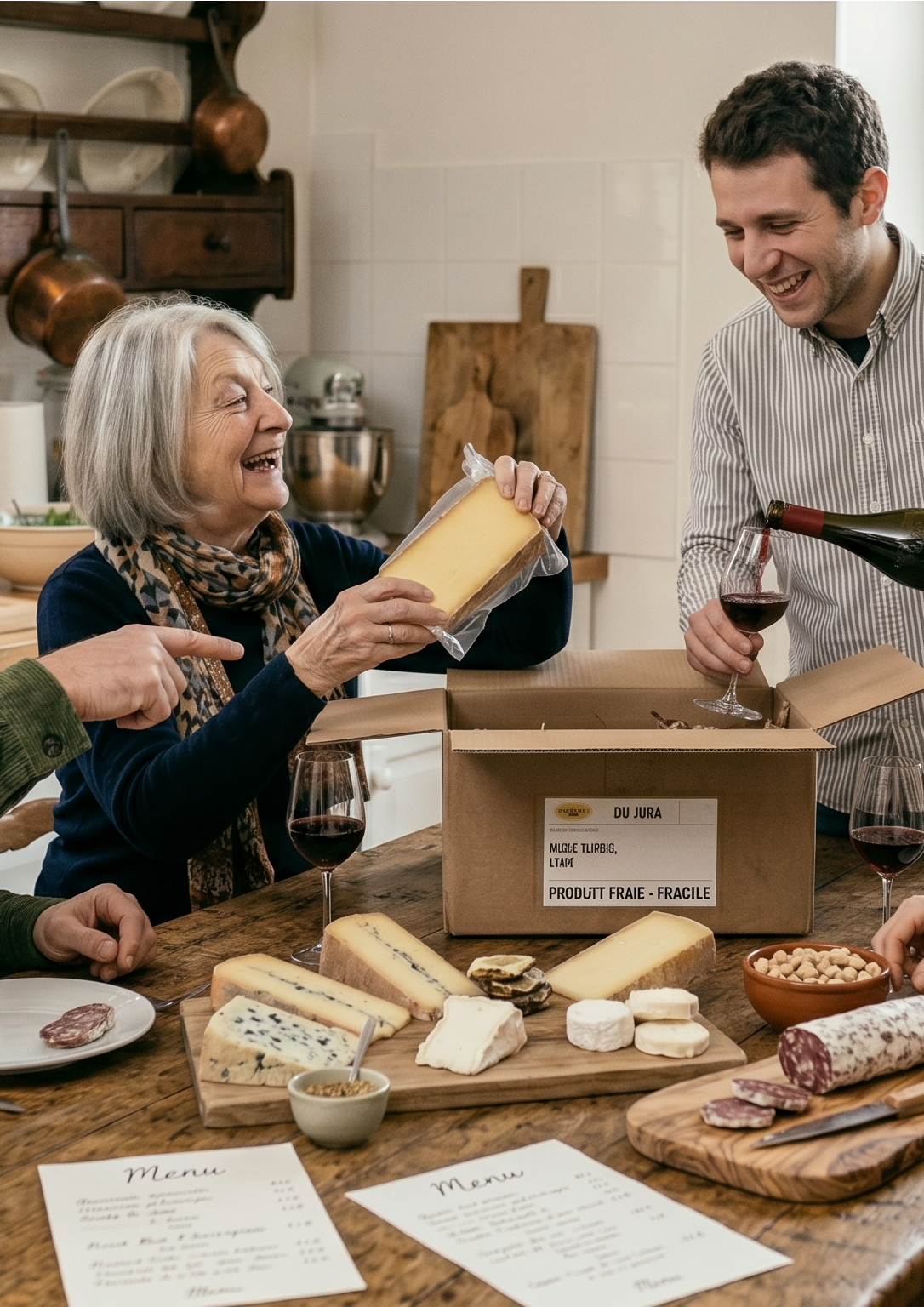 TOMME DE CHÈVRE À LA TRUFFE